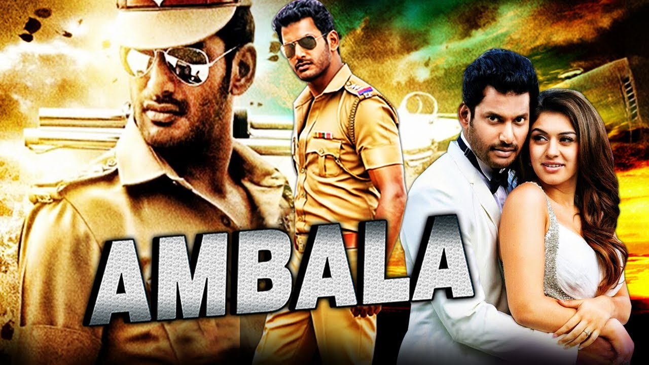 Ambala (Aambala) Hindi Dubbed Full Movie Vishal, Hansika Motwani.
