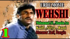 Wehshi  Old Pakistani Urdu Movie Part – 1/2 – Muhammad Ali, Shamim Ara, Aliya, kaifi, Rani,
