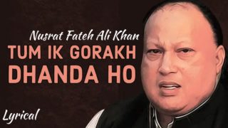 Tum Ik Gorakh Dhanda Ho Lyrical song by Nusrat Fateh Ali Khan