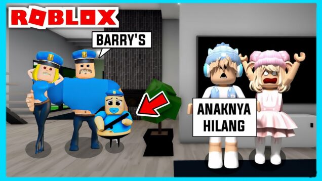 Drama Anak Bayi Pak Polisi Barry Hilang Di Roblox Brookhaven ft @Shasyaalala