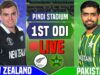 🔴LIVE : Pakistan vs New Zealand 1st ODI Match – PAK vs NZ ODI Match Live Commentary & Score
