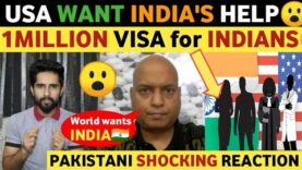 USA WANT INDIA'S HELP😮 | 1MILLION AMERICAN VISA FOR INDIAN | PAK PUBLIC REACTION ON INDIA REAL TV