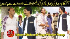 New Funny Action Saleem Albela and Goga Pasroori at Chaudhry Da Dera