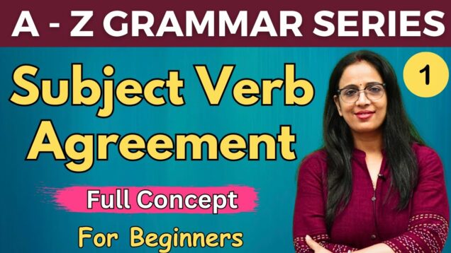 Subject – Verb – Agreement  | English Grammar For Beginners in Hindi | English With Rani Ma'am