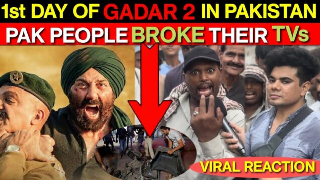 1st DAY OF GADAR 2 IN PAKISTAN | PAK PUBLIC BROKE THEIR TV'S | VIRAL REACTION | MuzammilQuershi |