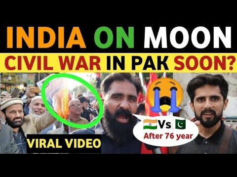 INDIA ON MOON VS CIVIL WAR IN PAK SOON? | PAKISTANI PUBLIC REACTION ON INDIA REAL ENTERTAINMENT TV