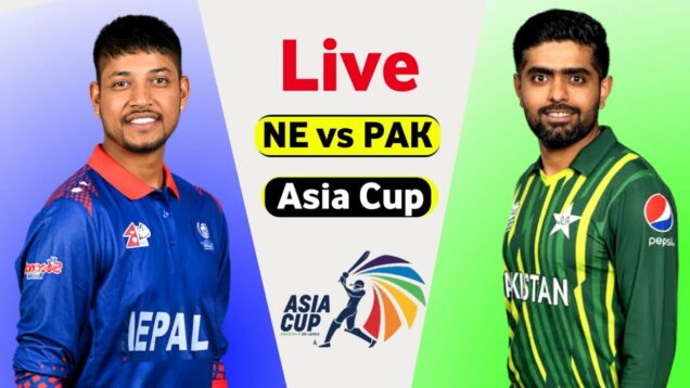 Pakistan vs Nepal 1st Asia Cup Match