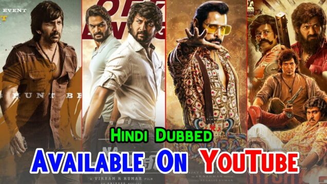 Top 10 Big South Hindi Blockbuster Movies | Available Now On YouTube | Tiger Nageswara Rao | Cobra