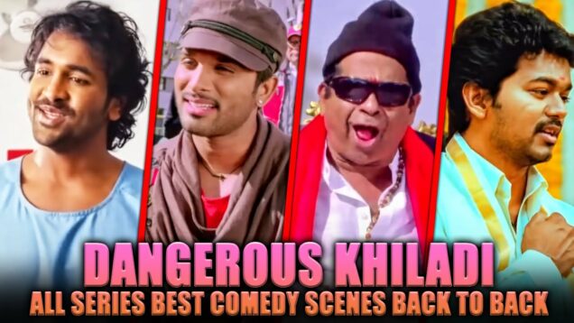 Dangerous Khiladi All Series Best Comedy Scenes Back To Back | Allu Arjun, Vijay, Ram Pothineni