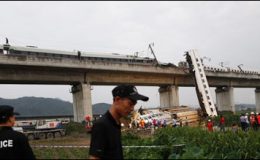 چین ٹرین تصادم میں ہلاکتیں 35 ہوگئیں