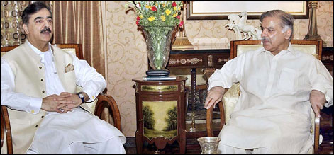 اسلام آباد : وزیر اعظم سے شہباز شریف کی ملاقات