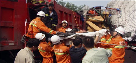 چین : ٹریفک حادثے میں 17 افراد ہلاک
