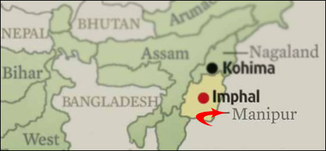 بھارتی ریاست منی پور میں بم دھماکہ، 5 افراد ہلاک، 20 زخمی