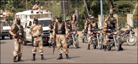 کراچی : شرپسندوں کے خلاف سرچ آپریشن،57 افراد گرفتار