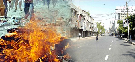 سندھ : قوم پرستوں کی ہڑتال،جلاو گھیراو7 افراد ہلاک