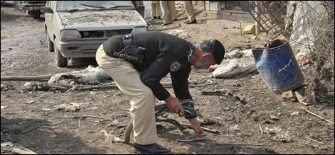 پشاور : دو بم دھماکوں میں سات افراد جاں بحق