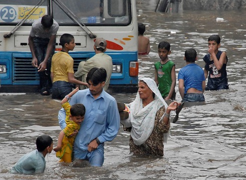 اسلام آباد : ملک بھرمیں مون سون بارشوں کا سلسلہ جاری