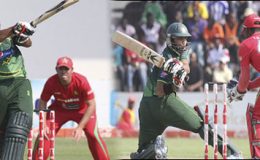 پاکستان نے زمبابوے کو دس وکٹوں سے شکست دے دی