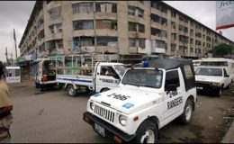 کراچی : الاصف اسکوائر میں رینجرز کا سرچ آپریشن