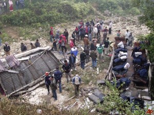 nepal bus crash