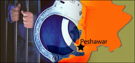 پشاور: چیک پوسٹ پر پانچ مشتبہ افراد گرفتار