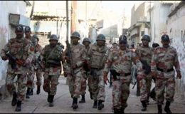 کراچی کے مختلف علاقوں میں رینجرز کا آپریشن،26افراد گرفتار