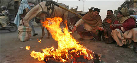 ملک میں شدید سردی کی لہر، لاہور میں درجہ حرارت صفر