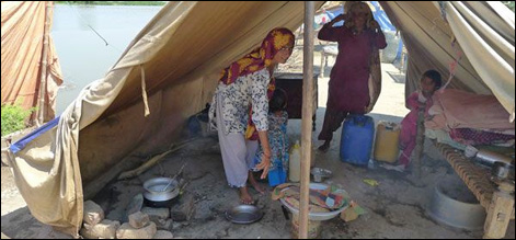 سندھ میں سیلاب متاثرین سردی سے مشکلات کا شکار