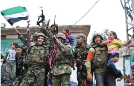 دمشق، باغی اور حکومتی فوجوں میں جھڑپیں