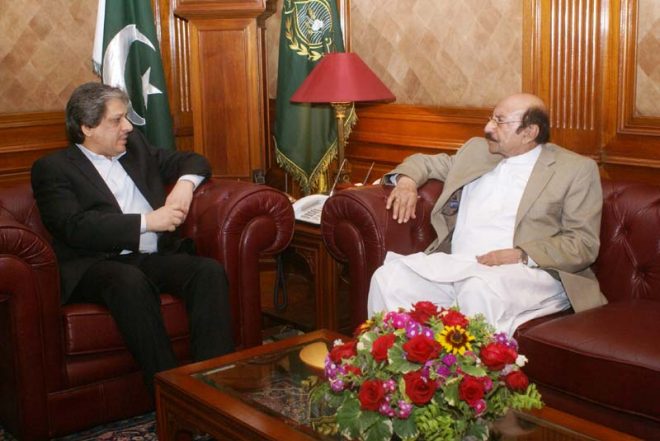گورنر سندھ سے وزیر اعلیٰ قائم علی شاہ کی ملاقات