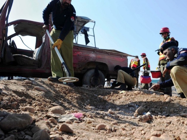 پشاور : متنی میں سڑک کنارے بم دھماکا، جانی نقصان نہیں ہوا