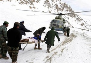 afghanistan avalanches