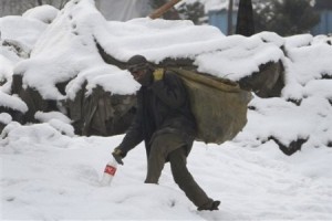 afghanistan snowfall