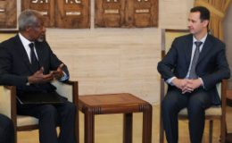 شامی صدر سے ملاقات کے بعد کوفی عنان پرامید