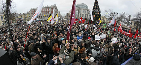 روس: ولادی میرپیوٹن کے خلاف مظاہرہ،75 افراد زیرحراست