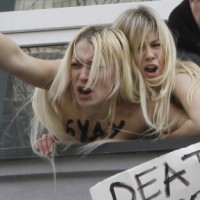 ukrain topless protest