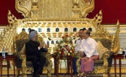 بھارتی وزیر اعظم منموہن سنگھ کی میانمر کے صدر سے ملاقات