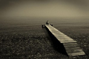 alone sad man