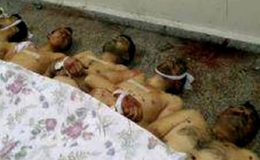 شام میں ہاتھ پاؤں بندھی 13 افراد کی سر بریدہ لاشیں مل گئیں