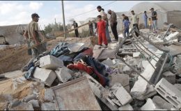غزہ کی پٹی میں اسرائیلی طیاروں کی بمباری، 3 افراد زخمی