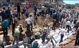 شام : سیکیورٹی فورسز کی کارروائی 100 افراد قتل