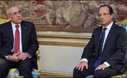پیرس : لبنانی صدرمائیکل سلیمان کی فرانسیسی ہم منصب سے ملاقات