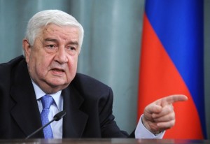 Syrian Foreign Minister Walid al-Moualem