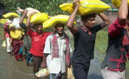 برما : سیلاب سے 85 ہزار افراد بے گھر، چاول کے کھیت تباہ