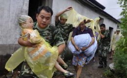چین میں طوفان نے تباہی مچادی ، 15 لاکھ افراد بے گھر