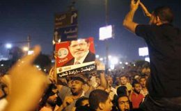 تحریر چوک میں مصری صدر کی حمایت میں ہزاروں افراد کی ریلی
