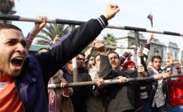 مصری پولیس کی ہلاکتیں ، رفاح کے شہریوں کا مظاہرہ