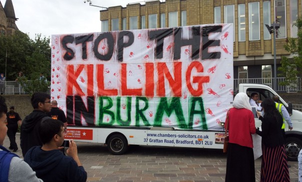 Stop the killing in Burma - Bradford Burma Demo