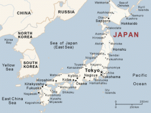 map japan