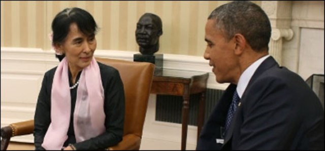 امریکا : آنگ سانگ سوچی کی صدر اوباما سے ملاقات